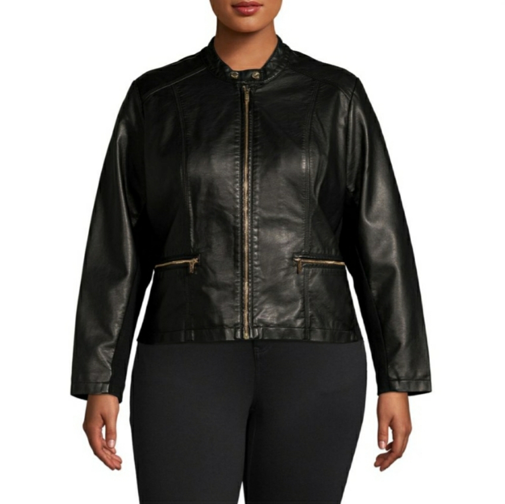 Calvin Klein plus moto jacket